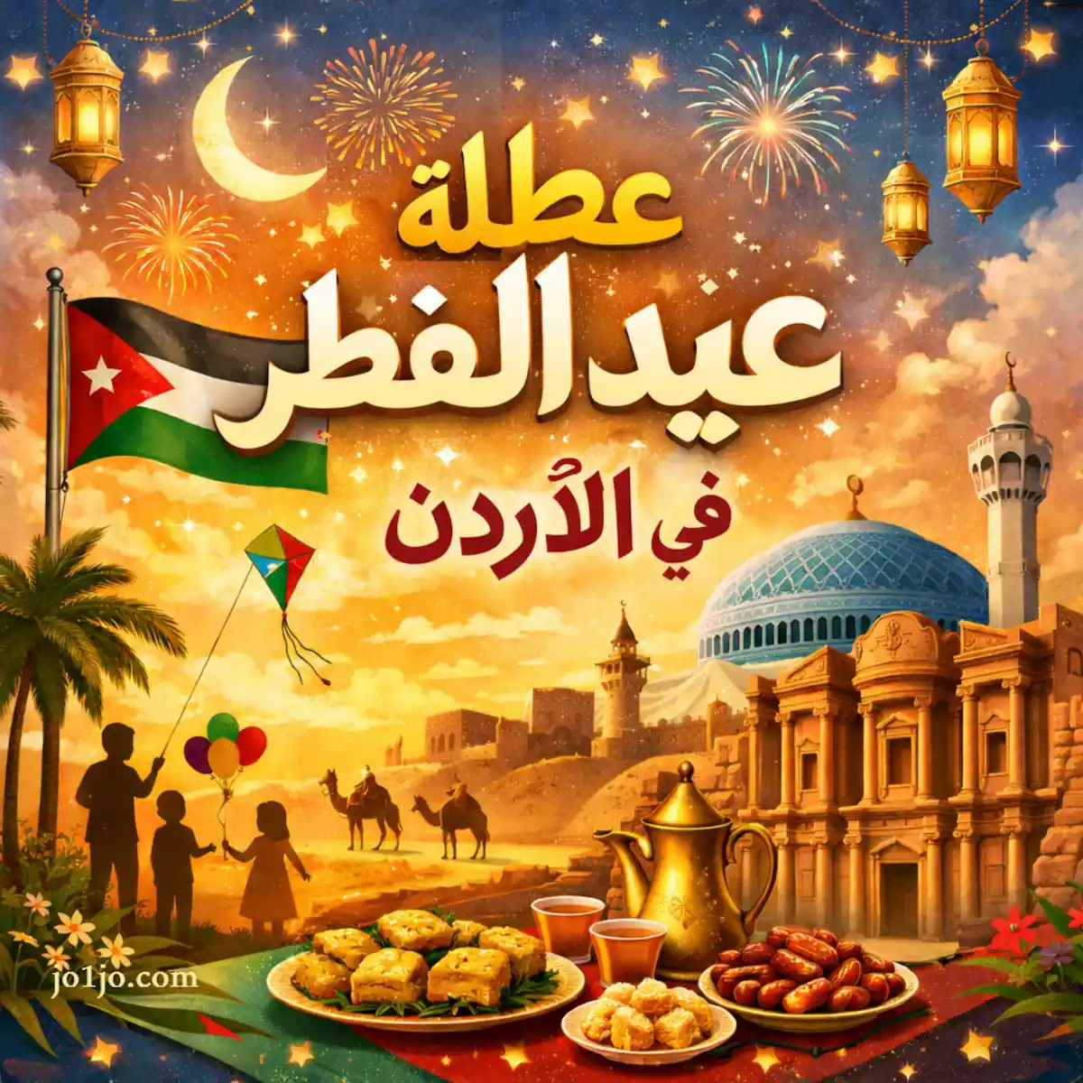 عطلة عيد الفطر في الاردن 2026